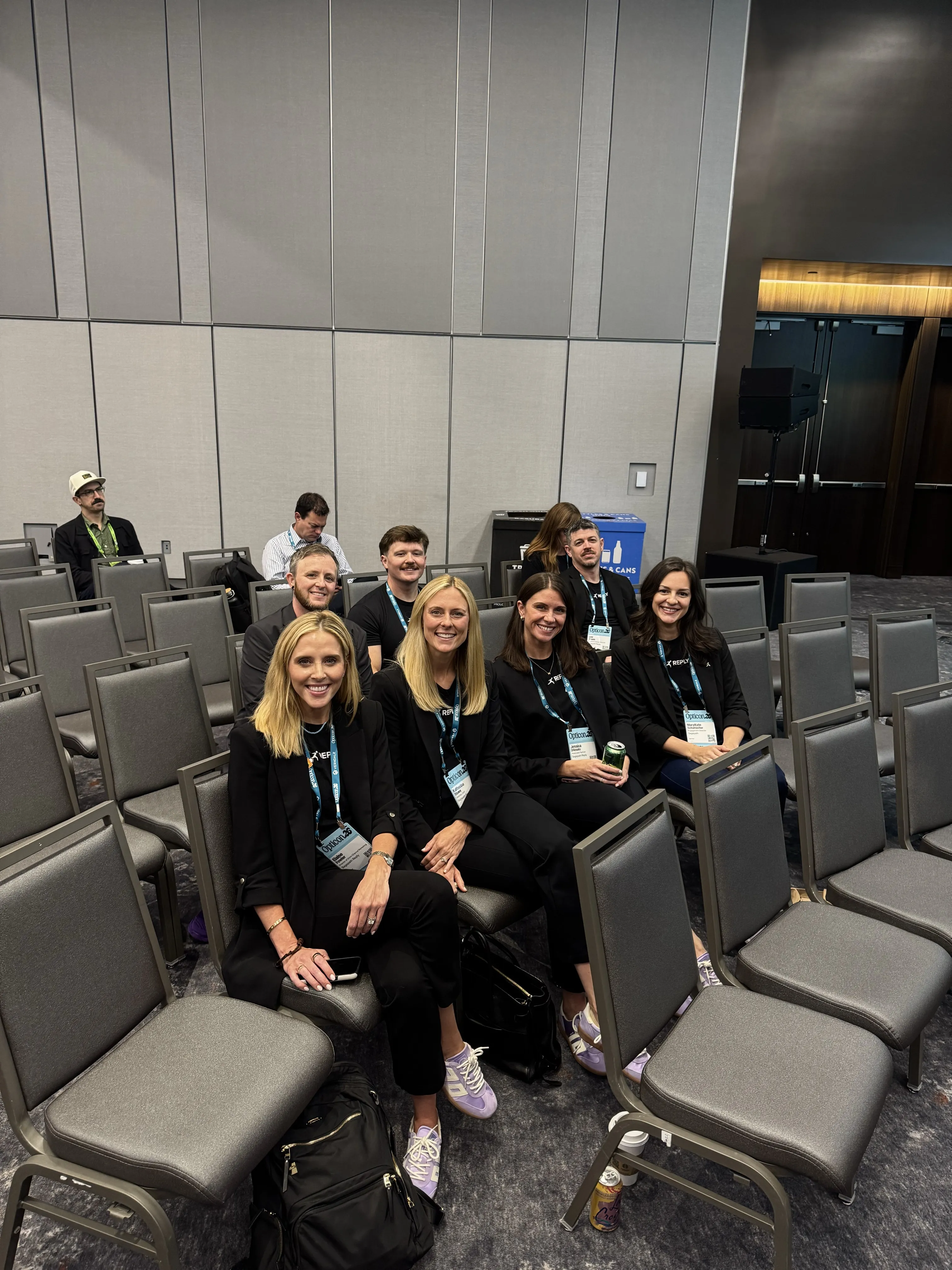 The Sagepath Team Cheering on at Opticon 2026