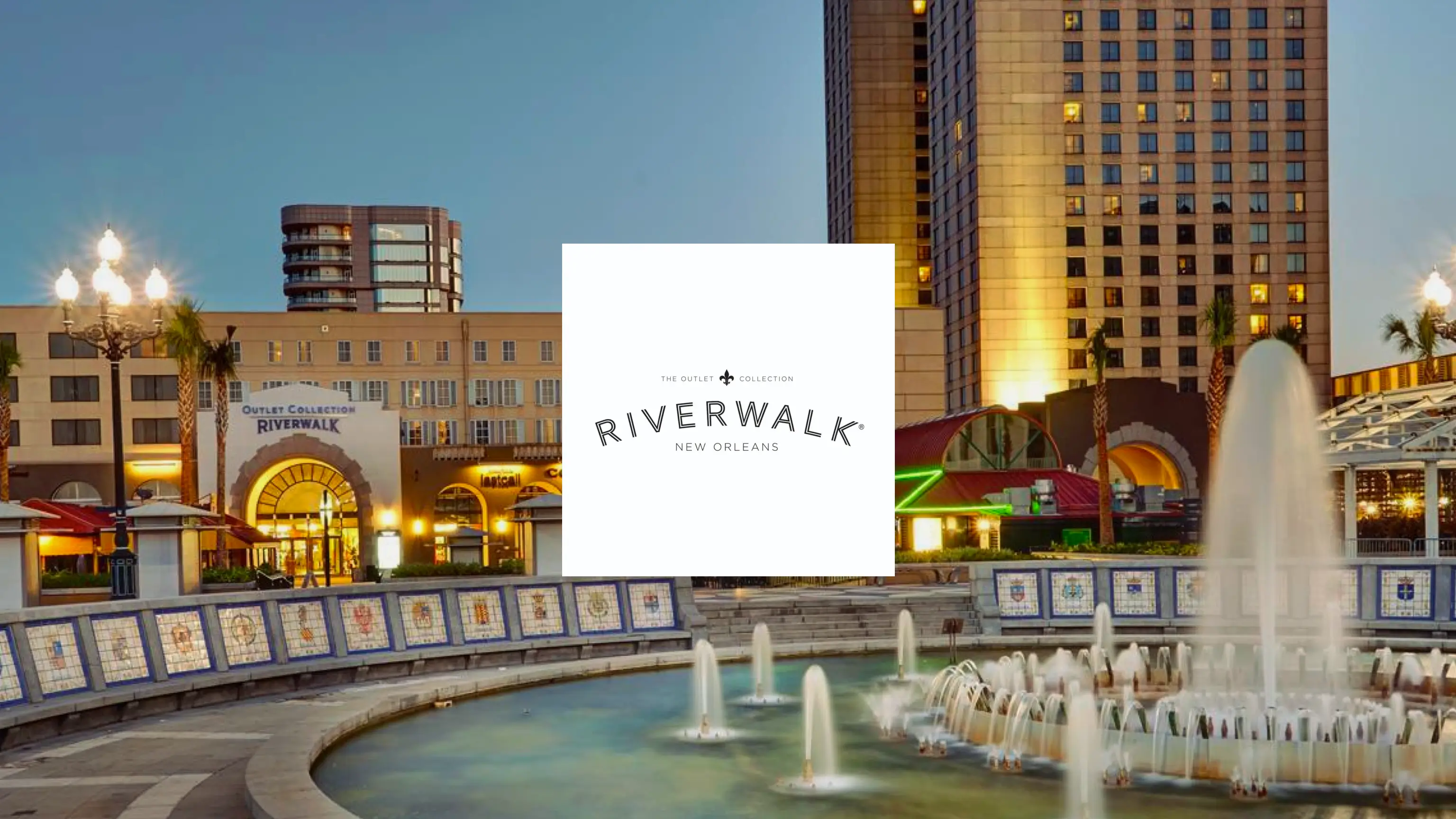 Riverwalk hero graphic on Howard Hughes website