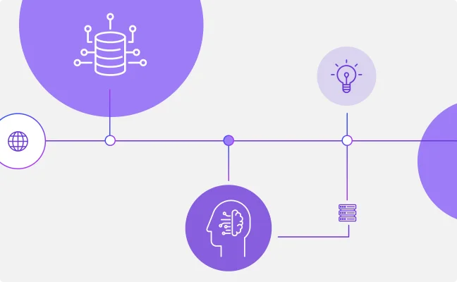 Data visualization analytics services graphic